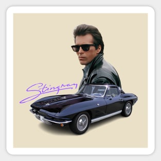 Stingray - Corvette - 80s Tv Show Sticker